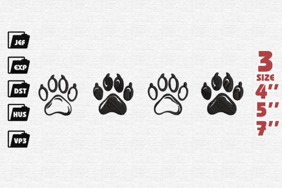 Cat Paws Embroidery
