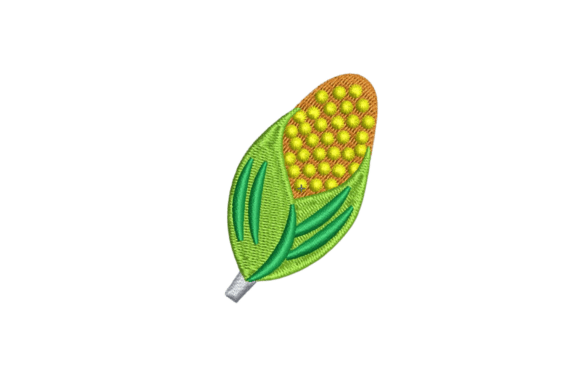 Corn Embroidery Design