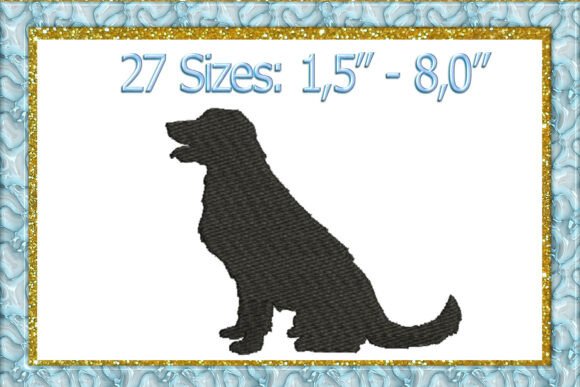 Dog Silhouette Embroidery