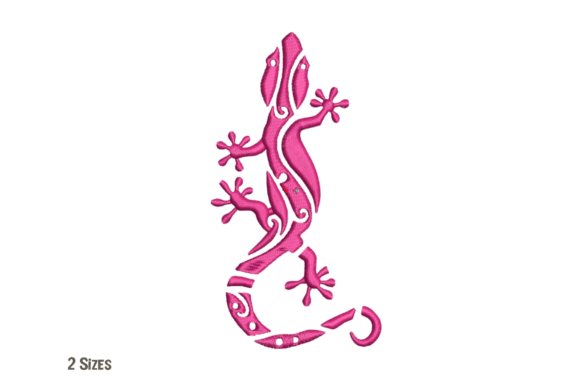 Gecko Design for Embroidery Machines