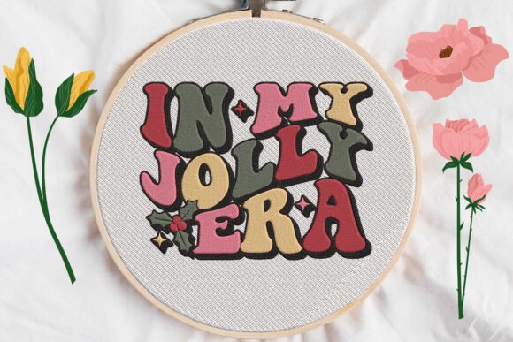 In My Jolly Era, Christmas Embroidery