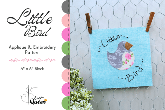 Little Bird – Applique Embroidery