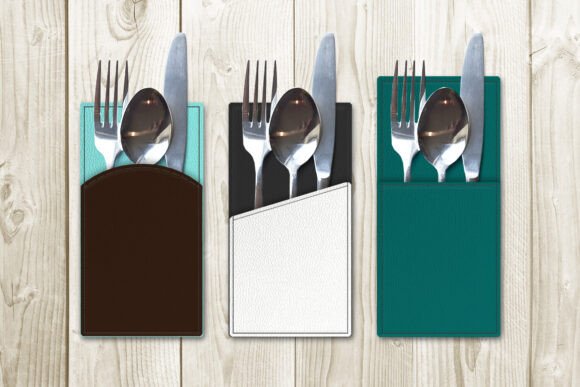 Silverware Sleeve ITH Embroidery