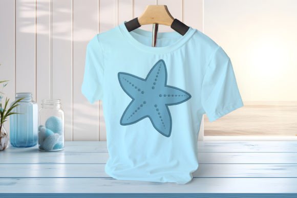 Starfish Applique Embroidery