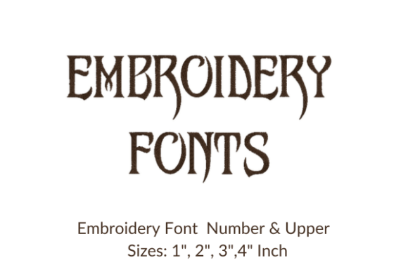 Wicked Queen Font Embroidery Design
